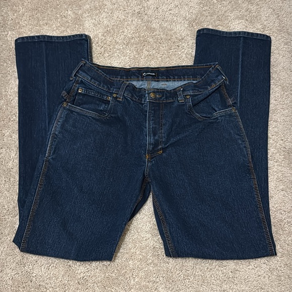 Men’s Origins Blue Standard Bootcut Jeans - Picture 1 of 6